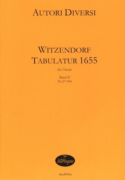 Witzendorf Tabulatur 1655 2