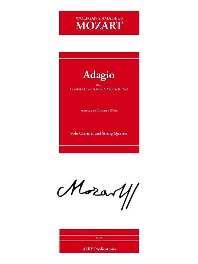 W.A. Mozart: Adagio from Clarinet Concerto in A Major, K. 622