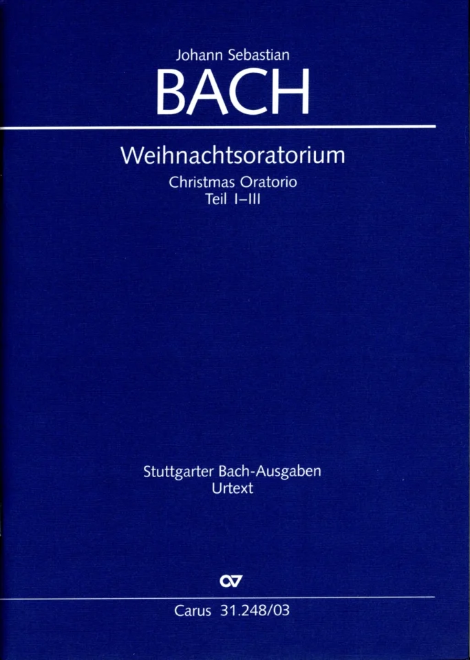 J.S. Bach: Weihnachtsoratorium BWV 248, 5GsGch4OrBc (KA) (0)