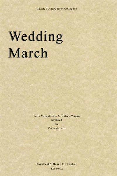 F. Mendelssohn Barth: Wedding March, 2VlVaVc (Stsatz)