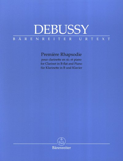 C. Debussy: Première Rhapsodie, KlarKlv (KlavpaSt)