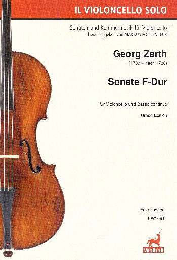 G. Zarth: Sonate F-Dur, VcBc (KlavpaSt)