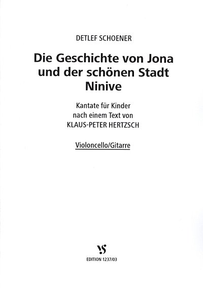 D. Schoener: Die Geschichte von Jona und der, KchEns (VcGit)