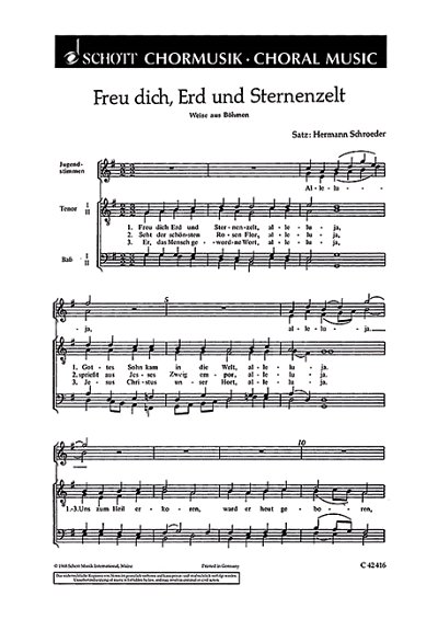 H. Schroeder: Fünf Weihnachtslieder  (Chpa)