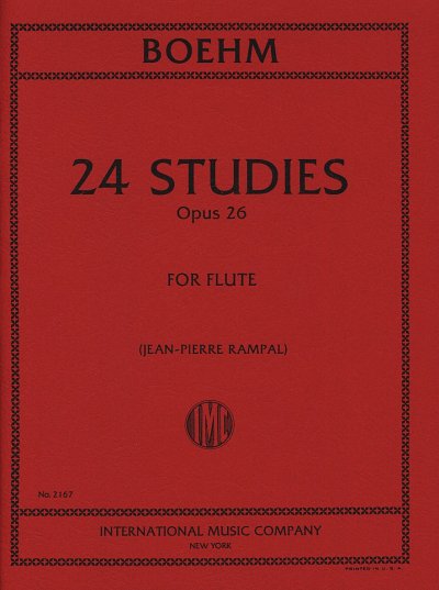 T. Böhm: 24 Etudes Caprices Op. 26 (Rampal), Fl