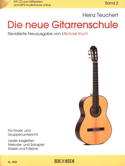 H. Teuchert: Die neue Gitarrenschule 2, Git (+CDOnlAudio)