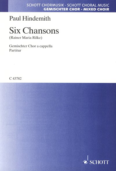 P. Hindemith: Six Chansons, GCh4 (Part.)