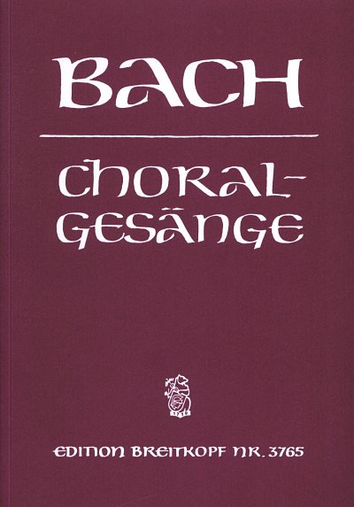J.S. Bach: 389 Choralgesaenge, GCh4 (Chb)