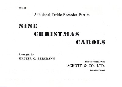 W. Bergmann: 9 Christmas Carols , Ablf