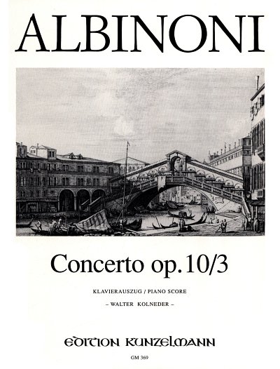 T. Albinoni: Concerto a cinque C-dur op. 10/, VlStrBc (KASt)