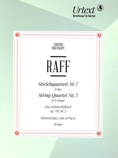 J. Raff: Streichquartett Nr. 7 D-dur op. 1, 2VlVaVc (Stsatz)