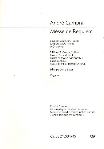 A. Campra: Messe de Requiem (1695)