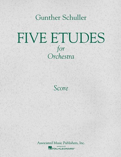 G. Schuller: 5 Etudes for Orchestra (1966)