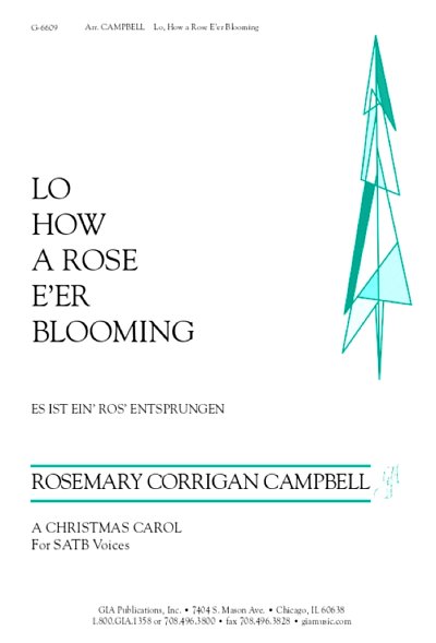 M. Praetorius: Lo, How a Rose E'er Blooming, GchKlav (Part.)