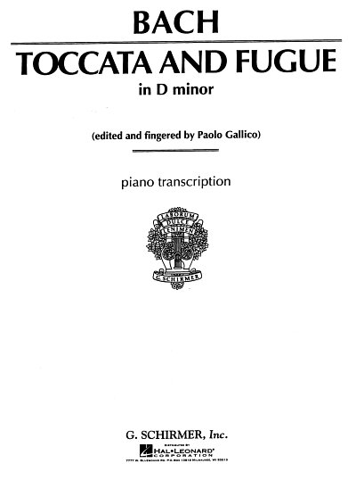 J.S. Bach: Toccata and Fugue in D Minor BWV565, Klav
