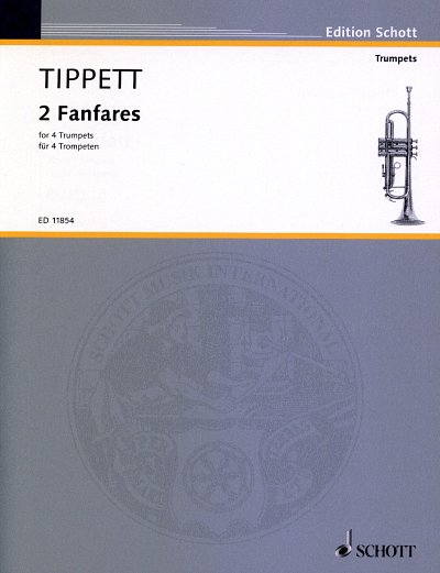 M. Tippett: Fanfares No. 2 & 3, 3-4Trp (Pa+St)