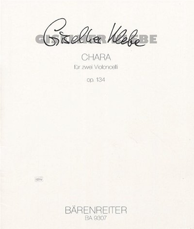 G. Klebe: Chara für zwei Violoncelli op. 134, 2Vc (Sppa)