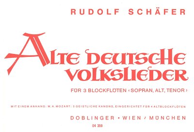 R. Schaefer: Alte Deutsche Volkslieder