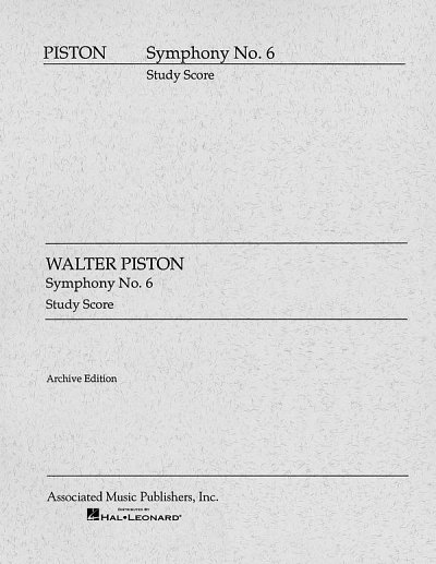 W. Piston: Symphony No. 6 (1955), Sinfo (Part.)