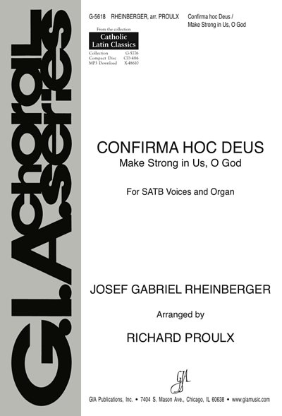 R. Proulx: Confirma Hoc Deus / Make Strong , Gch;Klav (Chpa)
