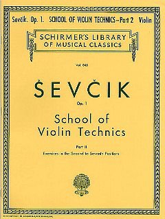 O. _ev_ík: School of Violin Technics, Op. 1 - Book 2, Viol