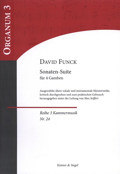 Funck David: Sonaten Suite Reihe 3 Kammermusik Nr 34