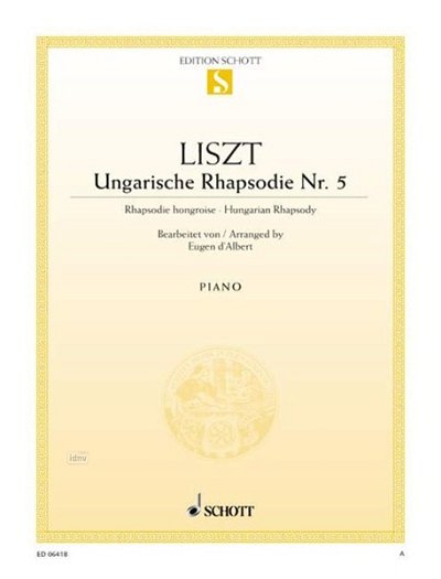 F. Liszt: Ungarische Rhapsodie , Klav