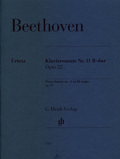L. v. Beethoven: Klaviersonate Nr. 11 B-Dur op. 22, Klav