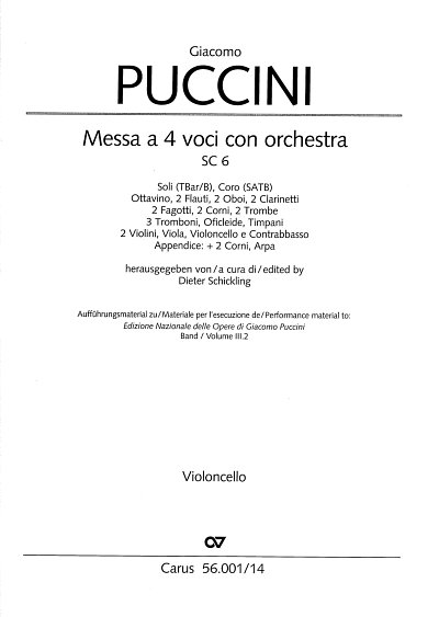 G. Puccini: Messa di Gloria, 2GesGchOrch (Vc)
