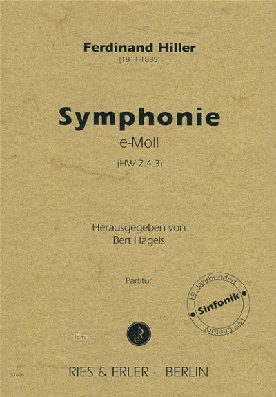 F. Hiller: Symphonie e-Moll HW 2.4.3, Sinfo (Part.)