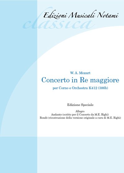 Concerto in Re Maggiore per corno e orchest, HrnOrch (Pa+St)