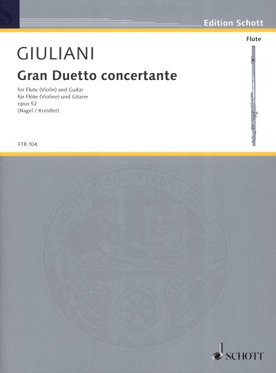 AQ: M. Giuliani: Gran Duetto concertante op. 52 , F (B-Ware)
