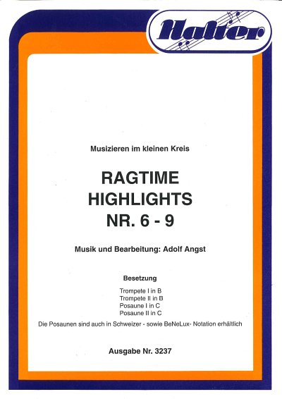 A. Angst: Ragtime Highlights Nr. 6-9, 2Tr2Pos (Dir+St)