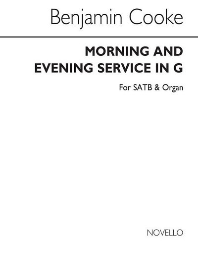 Jubilate Deo In G (From The Morning Service), GchOrg (Chpa)
