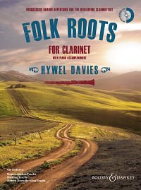 H. Davies: Folk Roots for Clarinet, KlarKlv (Bu+CD)
