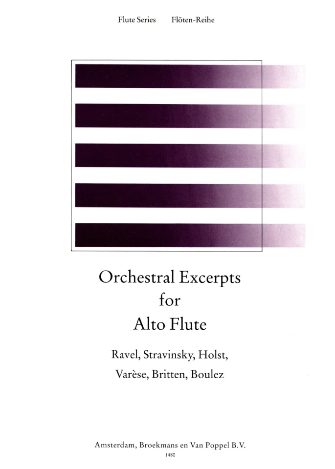 Orchestral Excerpts For Alto Flute (Bu) (0)