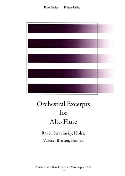 Orchestral Excerpts For Alto Flute (Bu)