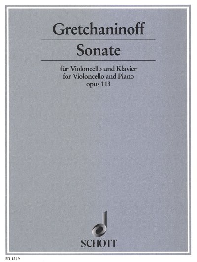 A. Gretschaninow: Sonate op. 113 , VcKlav