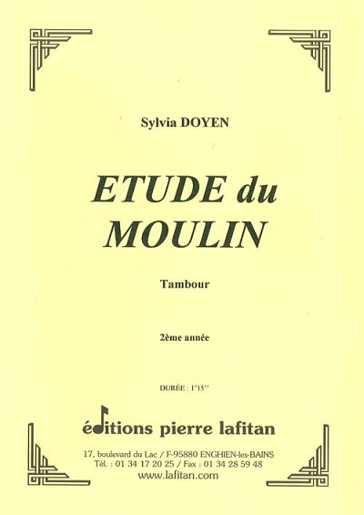 Etude du Moulin, Kltr