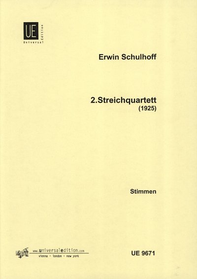 E. Schulhoff: Streichquartett Nr. 2