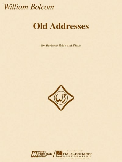 W. Bolcom: Old Addresses