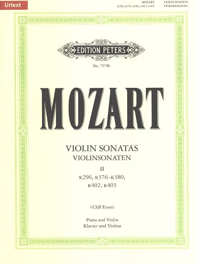 W.A. Mozart: Violinsonaten 2, VlKlav (+solo)