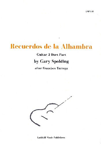 F. Tárrega: Recuerdos de la Alhambra for 1-2 guitars guitar 2