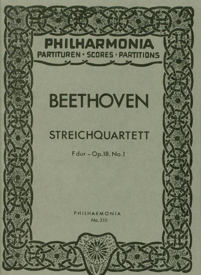 L. v. Beethoven: Streichquartett F-Dur op. 18, 2VlVaVc (Stp)