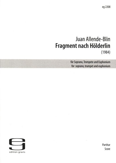 AQ: J. Allende-Blin: Fragment nach Hölderlin, GesST (B-Ware)
