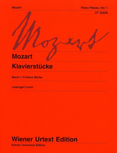W.A. Mozart: Klavierstuecke 1, Klav