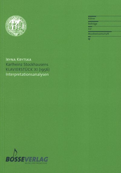 I. Krytska: Karlheinz Stockhausens KLAVIERSTÜCK XI (195 (Bu)