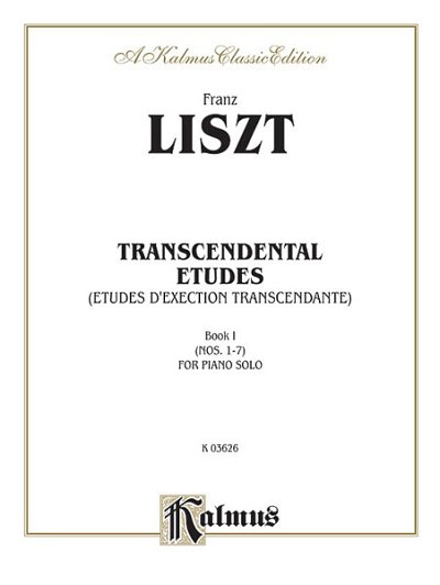 F. Liszt: Transcendental Etudes, Volume I, Klav