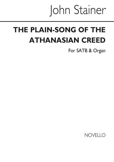 J. Stainer: The Plainsong Of The Athanasian Creed