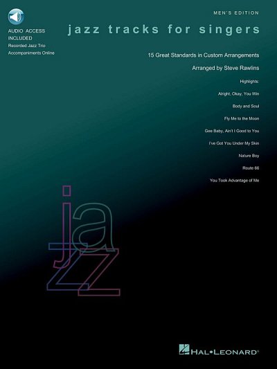 Jazz Tracks for Singers - Men's Edition, Ges (+OnlAudio)